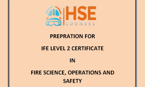 Preparation for IFE Level 2 Certificate in Fire Science, Operations and Safety