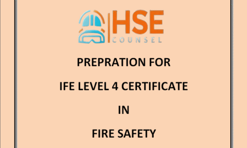 Preparing for IFE Level 4 Certificate in Fire Safety