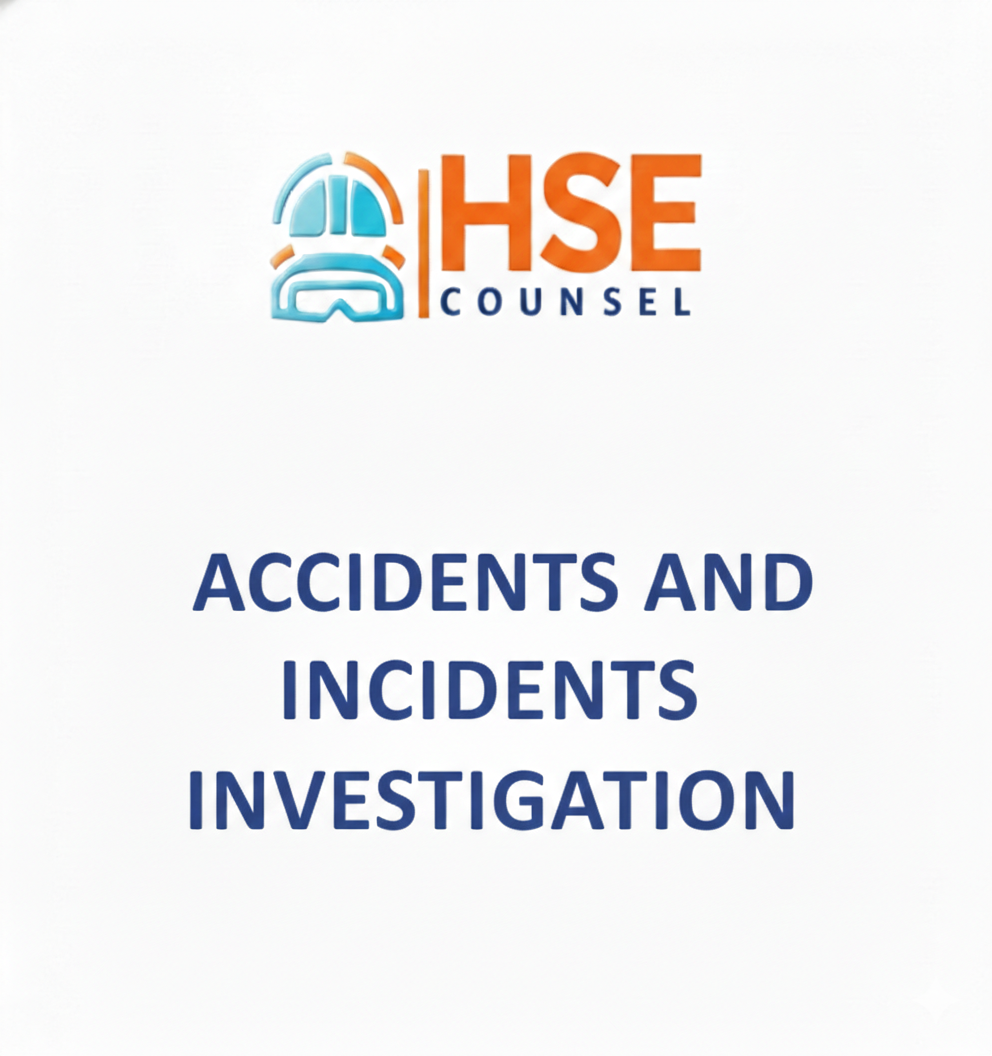 Accidents and Incidents Investigation